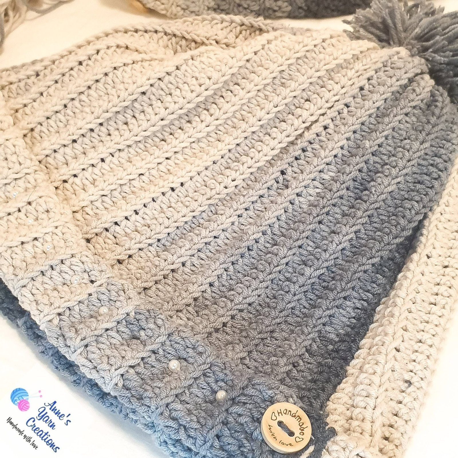 Crochet Bonnet Free Pattern: Using The 'Diamond' Stitch 20 131908055 241596184196697 3496009375261422622 n
