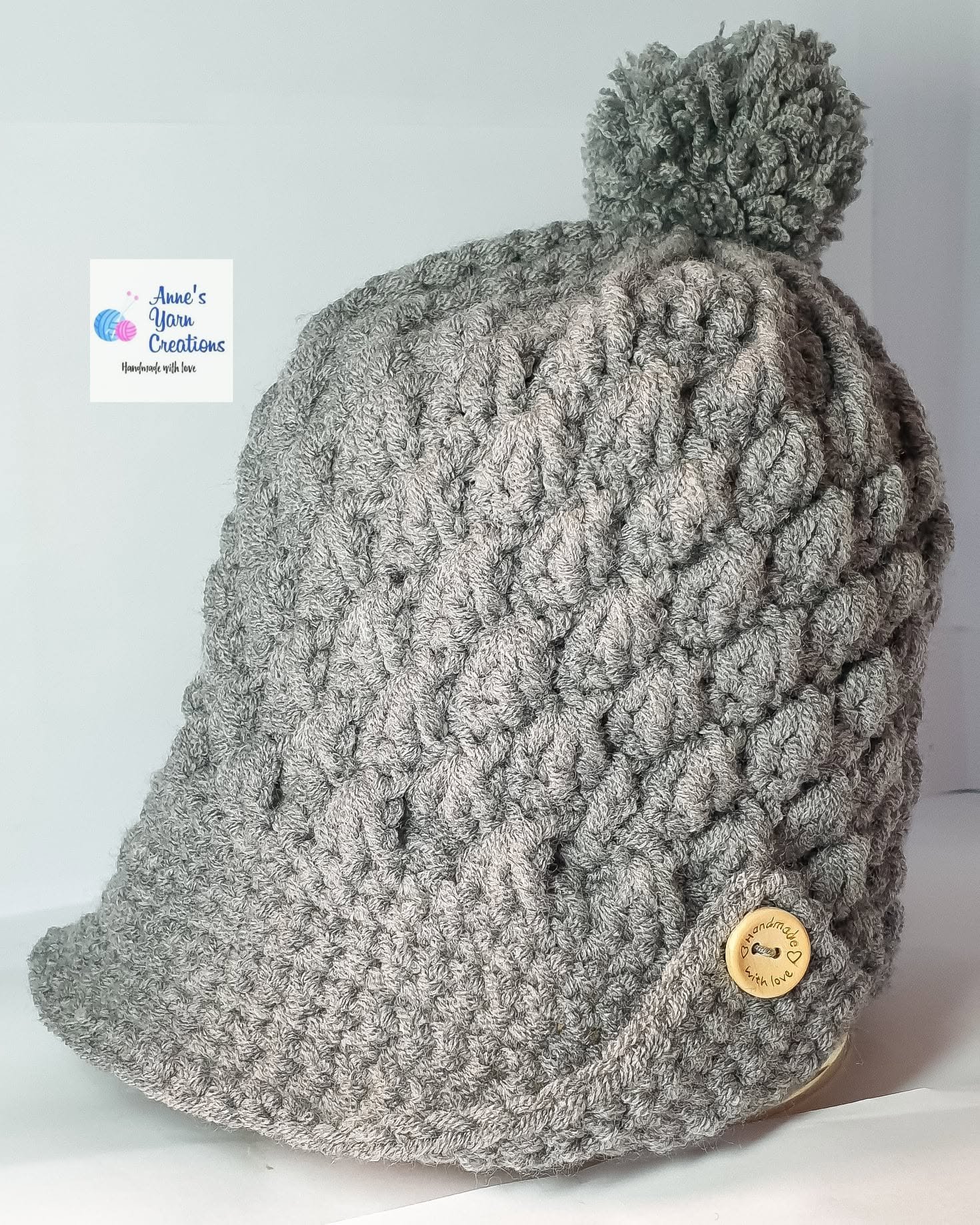 Crochet Bonnet Free Pattern: Using The 'Diamond' Stitch 14 146174671 270512771305038 1559709088827571560 n
