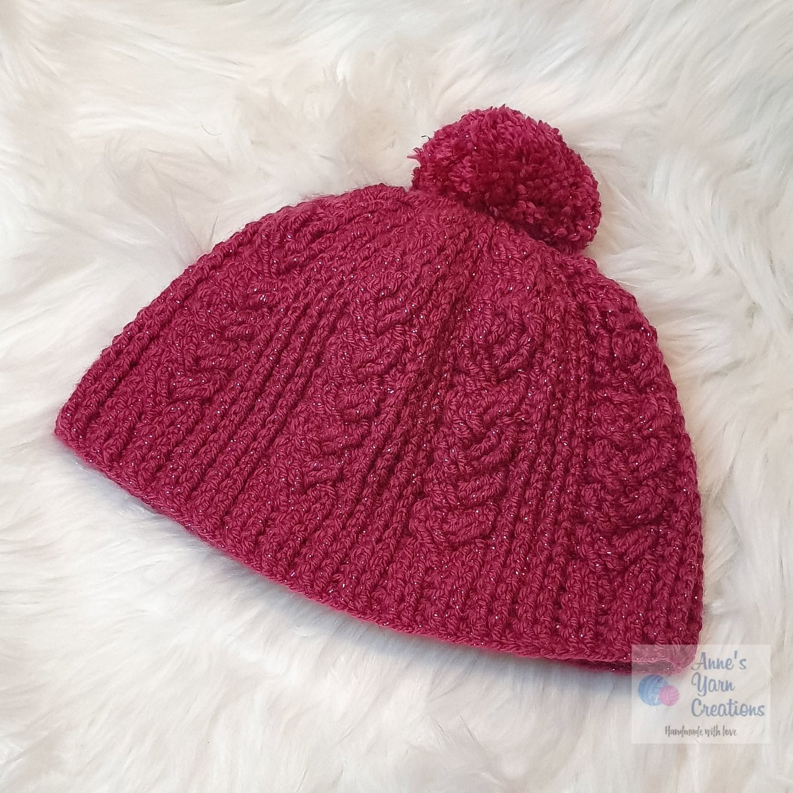 Crochet Bonnet Free Pattern: Using The 'Diamond' Stitch 8 471795794 1174439484245691 6110693803454552807 n