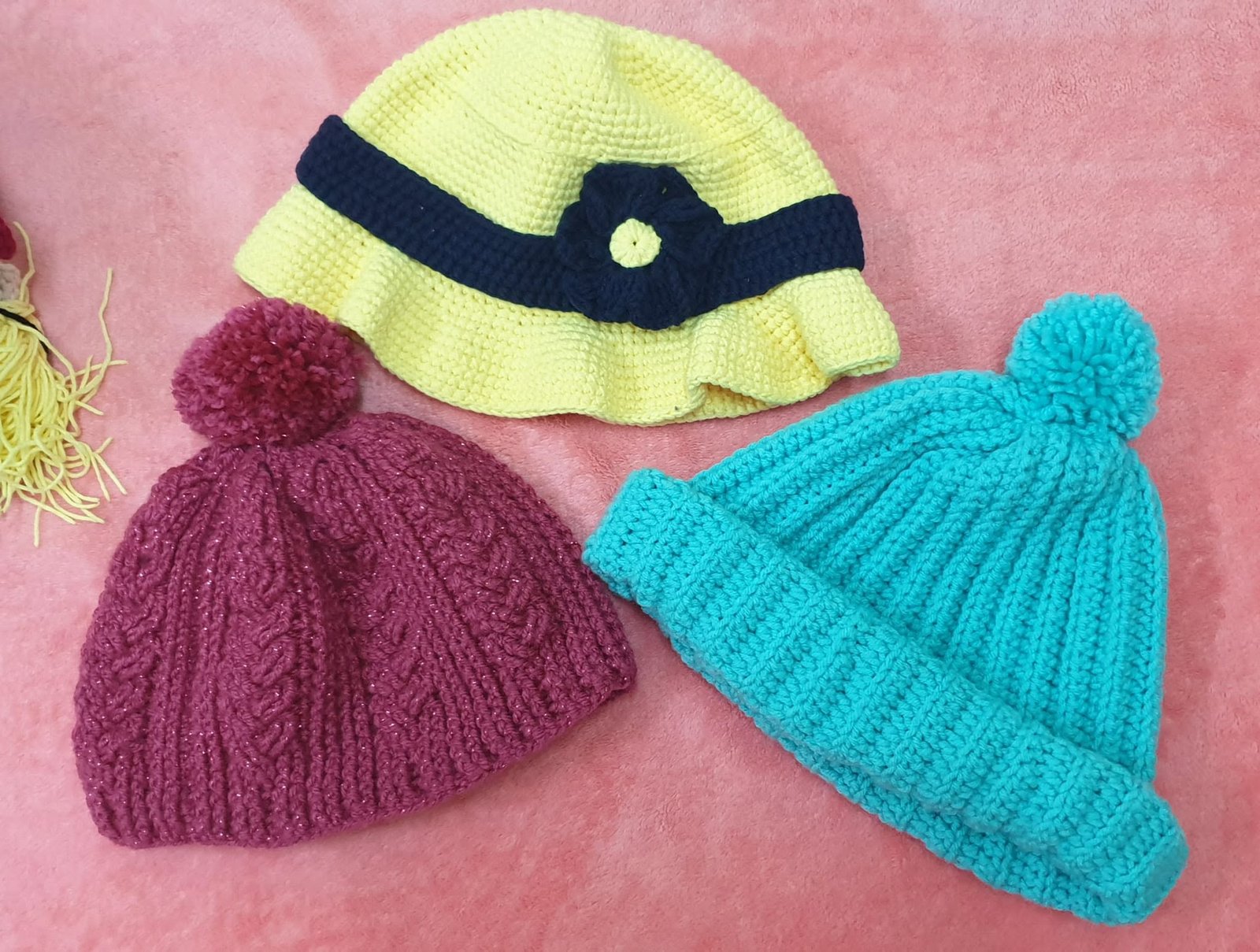 Crochet Bonnet Free Pattern: Using The 'Diamond' Stitch 17 474625972 1193969172292722 6722838075358939599 n