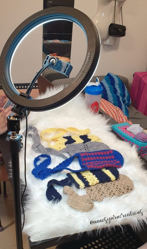 Crochet Water Bottle Holder Free Pattern: Mesh With Shell 20 196257918 347622240260757 3620176835555503343 n