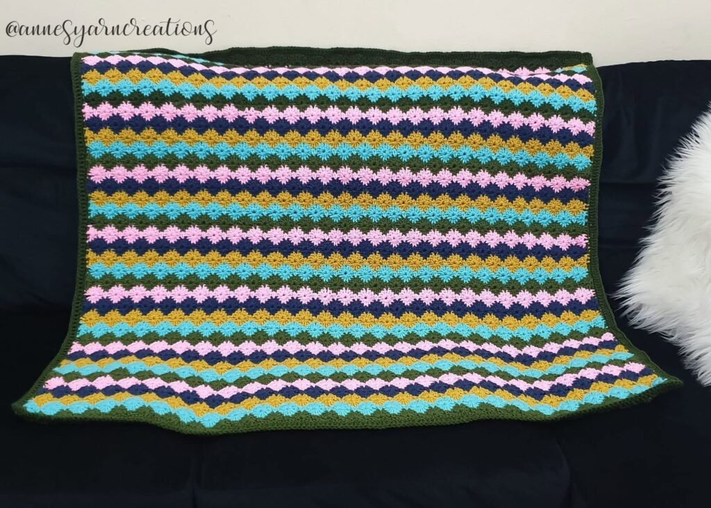 Crochet Blanket Free Pattern: Using Harlequin Stitch 12 475133414 1195120885510884 4144278057294113931 n