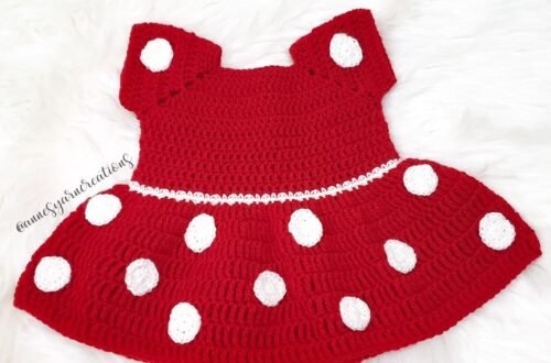 Crochet Baby Dress 'Minnie Mouse': Free Pattern 9 474583341 1191543952535244 6018998795877188867 n