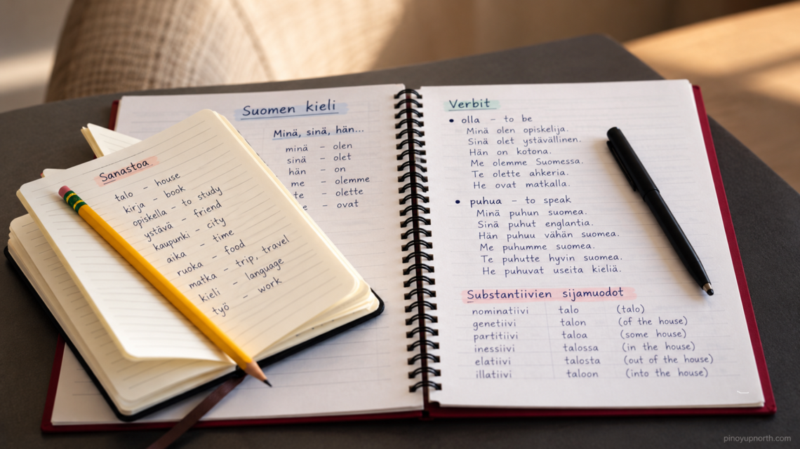 Cozy Finnish Study Notes