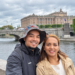 Smiling Couple by Stockholms Royal Palace